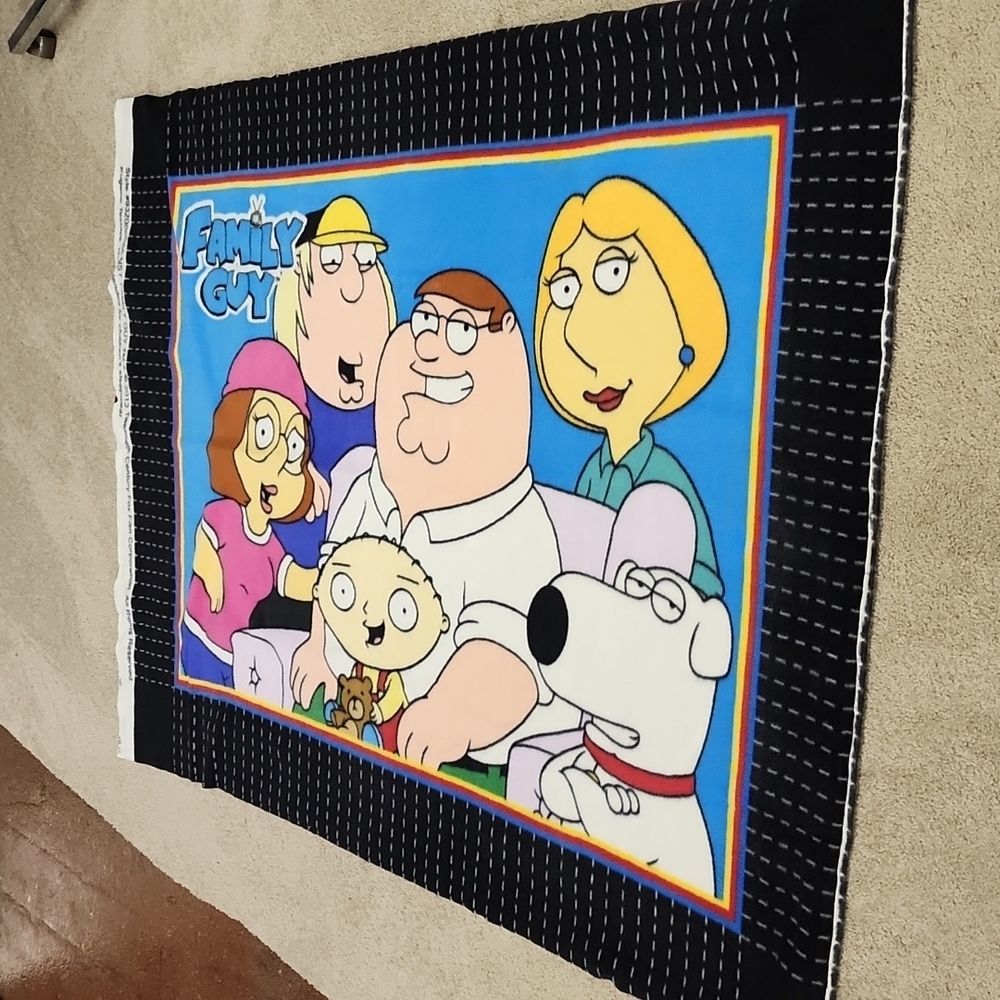 Family Guy super soft fleece throw size 62x47